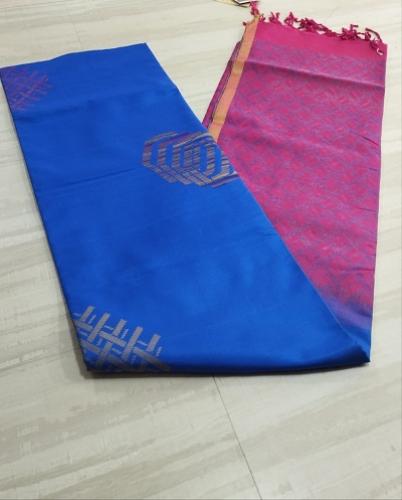 SOFT SILK SAREE WITH BLOUSE